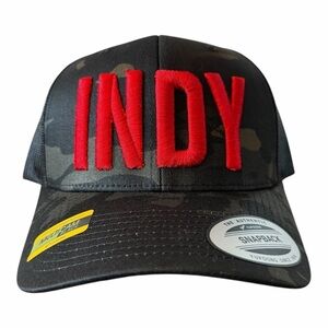 NCAA HOOSIERS “INDY” SNAPBACK TWILL TRUCKER CAP